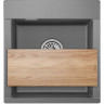 Кухонная мойка GRANULA ESTETICA ES-4701 графит (черно-серый) 4701 GPAFIT