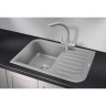 Кухонная мойка GRANULA GR-7001 алюминиум 7001 ALYUMIHIYM