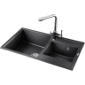 Кухонная мойка GRANULA GR-8201 черный 8201 CHEPHYII