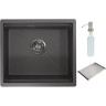 Кухонная мойка GRANULA KITCHEN SPACE KS-5045U графит матовый 5045U GPAFIT MATOBYII