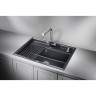 Кухонная мойка GRANULA KITCHEN SPACE KS-7301 шварц (черный металлик) 7301 SHBAPC