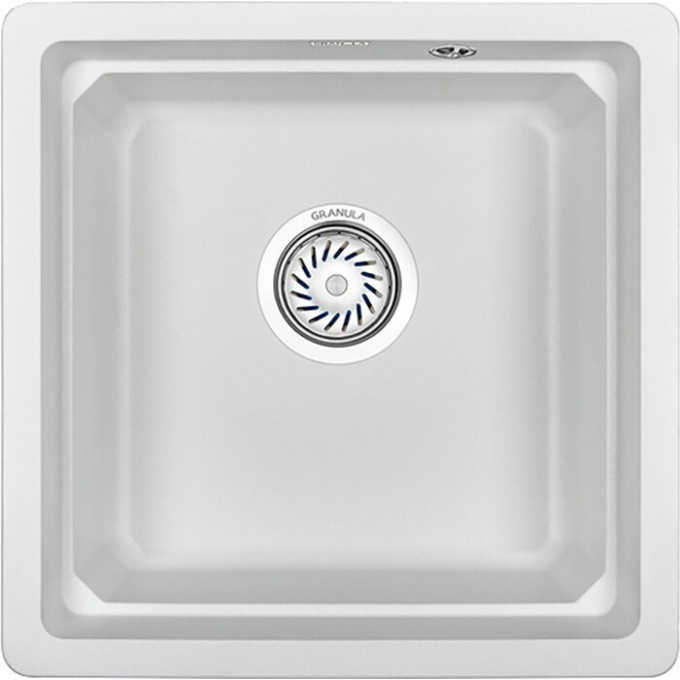 Кухонная мойка GRANULA KS-4501U, арктик (белый) 4501U APKTIK
