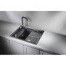 Кухонная мойка GRANULA KS-6004, черный 6004 CHEPHYII