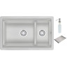 Кухонная мойка GRANULA KS-7304U, арктик (белый) 7304U APKTIK