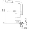 Смеситель GRANULA GR-2502 песок 2502 PECOK